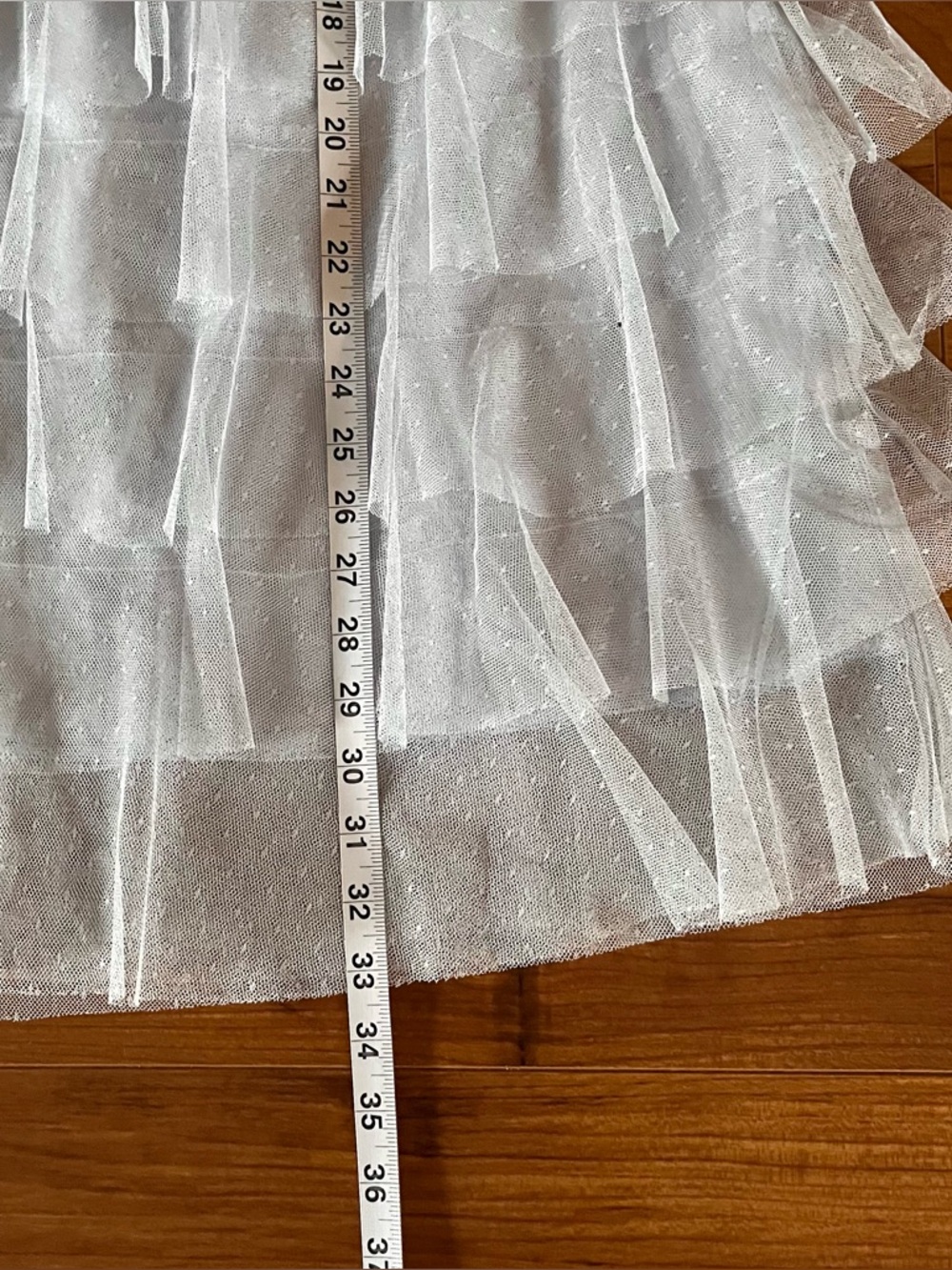 Anthropologie Ashley Tulle Midi Skirt Medium - Picture 8 of 16